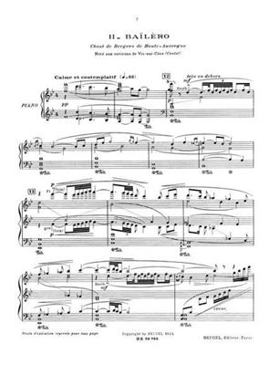 Joseph Canteloube: Joseph Canteloube: Chants d'Auvergne Vol.1: Gesang mit Klavier
