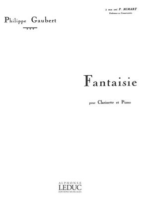 Philippe Gaubert: Fantasy for Clarinet and Piano: Klarinette mit Begleitung