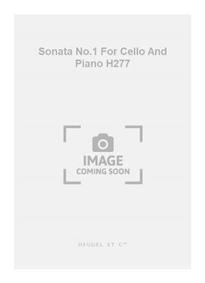 Bohuslav Martinu: Sonata No.1 For Cello And Piano H277: Cello mit Begleitung