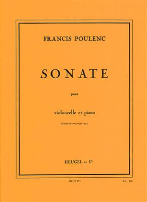 Francis Poulenc: Sonata Opus 143 : Cello Solo