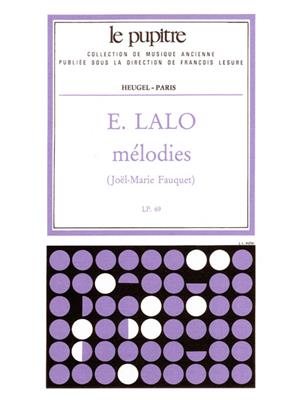 Edouard Lalo: Mélodies [Lp69]: Gesang mit Klavier