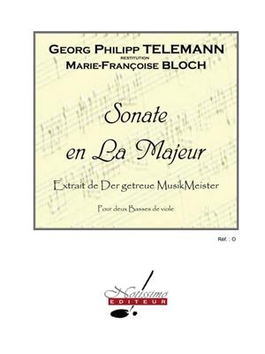 Georg Philipp Telemann: Sonate En La Majeur: Sonstige Streicher