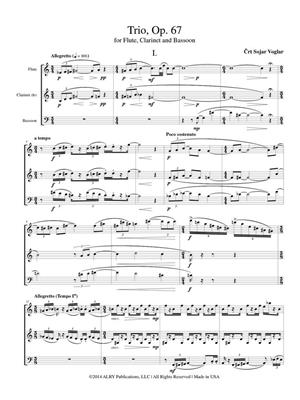 Crt Sojar Voglar: Trio, Op. 67: Holzbläserensemble