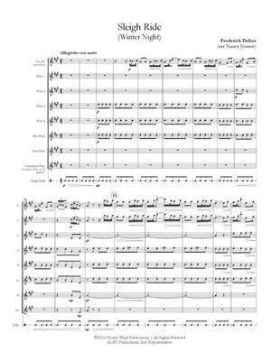 Frederick Delius: Sleigh Ride (Winter Night): (Arr. Nancy Nourse): Flöte Ensemble