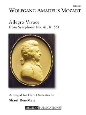 Wolfgang Amadeus Mozart: Allegro Vivace from Symphony No. 41: (Arr. Shaul Ben-Meir): Flöte Ensemble