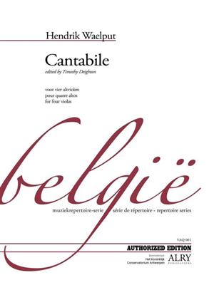 Hendrik Waelput: Cantabile: (Arr. Timothy Deighton): Viola Ensemble