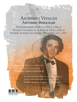 Antonio Vivaldi: Konzert A-Moll, Opus 3 Nr. 6: Violine mit Begleitung