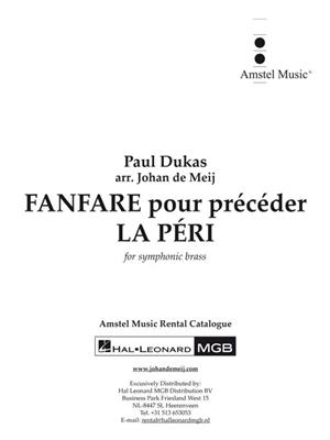 Paul Dukas: Fanfare pour précéder La Péri: (Arr. Johan de Meij): Blechbläser Ensemble