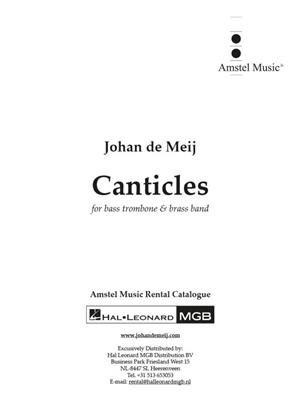 Johan de Meij: Canticles: Brass Band mit Solo