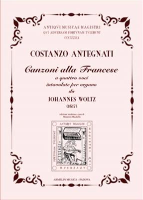 Costanzo Antegnati: Canzoni alla Francese: Orgel
