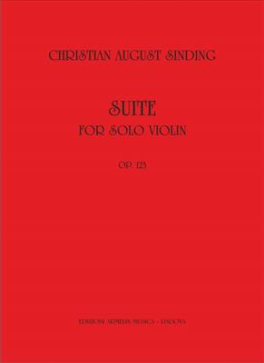 Christian August Sinding: Suite for solo Violin, op 123: Violine Solo