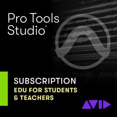 Pro Tools Studio New Annual Subscription - Edu
