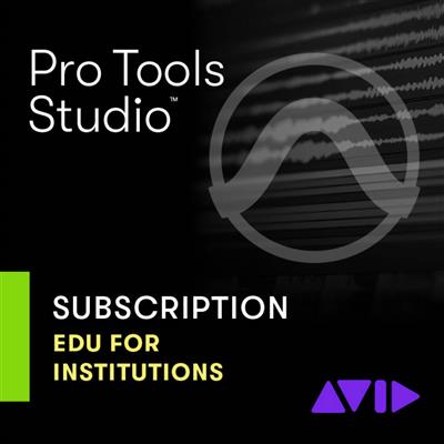 Pro Tools Studio New 1 Yr Subscription - Edu Inst