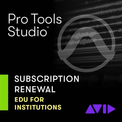 Pro Tools Studio Annual Subs Renewal - Edu Inst
