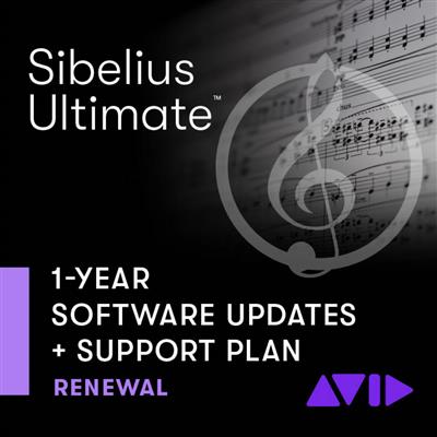 Sibelius- Ultimate 1-Yr Updates & Support Renewal