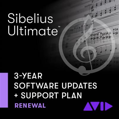 Sibelius- Ultimate 3-Yr Updates & Support Renewal