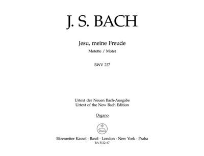 Johann Sebastian Bach: Motet No.3: Orgel mit Begleitung