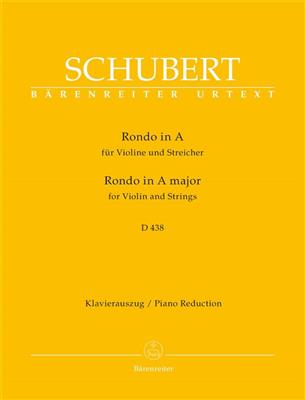 Franz Schubert: Rondo For Violin And Strings In A D.438: Violine mit Begleitung
