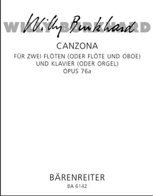 Willy Burkhard: Canzona: Oboe mit Begleitung