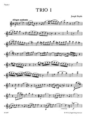 Franz Joseph Haydn: London Trios For 2 Flutes & Cello Hob. IV: Flöte Duett