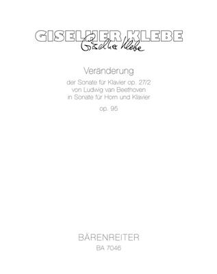 Giselher Klebe: Sonate fur Klavier op. 27/2 fur Horn und Klavier: Horn mit Begleitung