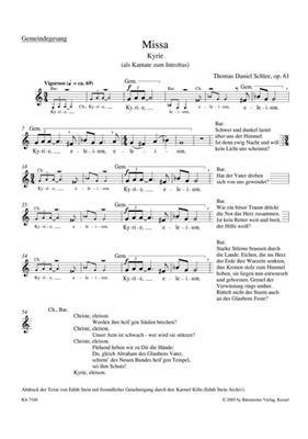Thomas Daniel Schlee: Missa: Gemischter Chor mit Begleitung