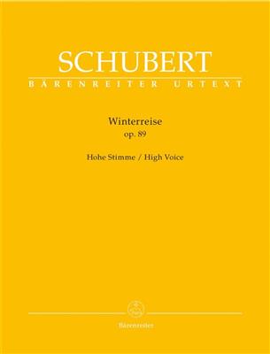 Franz Schubert: Winterreise Op. 89 D 911 - High Voice: Gesang mit Klavier