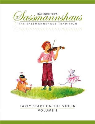 Egon Sassmannshaus: Early Start on the Violin 1 (English/French): Violine Solo