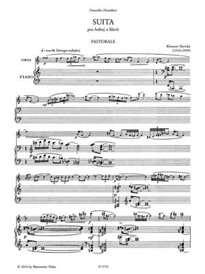 Klement Slavicky: Suite: Oboe mit Begleitung
