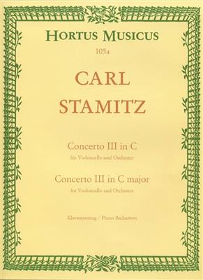Carl Stamitz: Cello-Konzert Nr.3 fur den Konig von Preussen: (Arr. Karl Heinz Füssl): Cello mit Begleitung