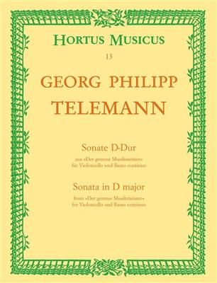Georg Philipp Telemann: Sonata In D: Cello mit Begleitung