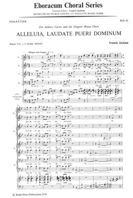 Francis Jackson: Alleluia Laudate Pueri Dominum: Musical