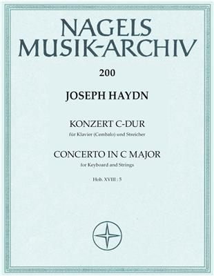 Franz Joseph Haydn: Piano Concerto C major Score & Parts: Orchester mit Solo
