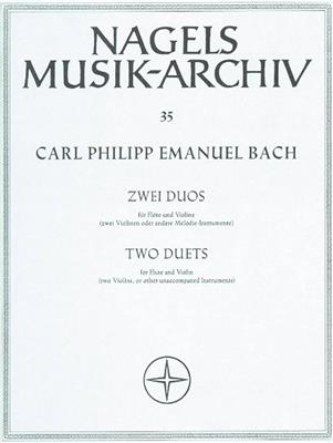 Carl Philipp Emanuel Bach: Two Duos from Musikalisches Vielerley Wq 140, 142: Orchester