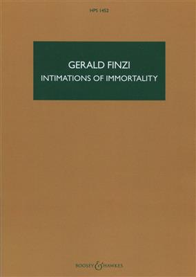Gerald Finzi: Intimations of Immortality Op. 29: Gemischter Chor mit Ensemble