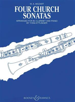 Wolfgang Amadeus Mozart: Four Church Sonatas: (Arr. Yona Ettlinger): Klarinette mit Begleitung