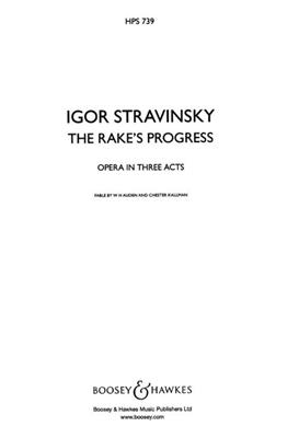 Igor Stravinsky: Der Wüstling (The Rake's Progress): Gemischter Chor mit Ensemble