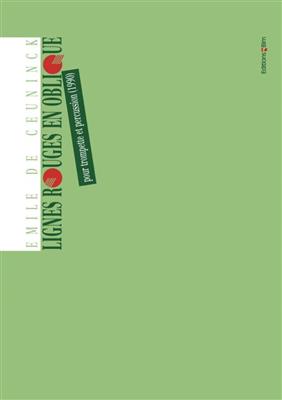 Emile De Ceuninck: Lignes Rouges En Oblique: Gemischtes Duett