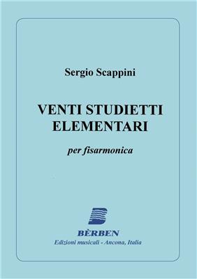 S. Scappini: Venti Studietti Elementari: Akkordeon Solo