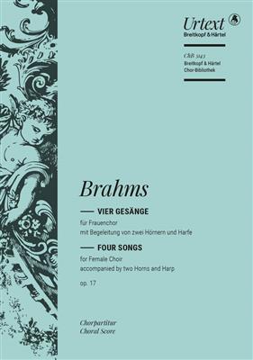 Johannes Brahms: Vier Gesänge op. 17: Frauenchor mit Ensemble