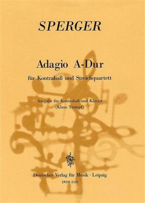 Johann Matthias Sperger: Adagio A-dur: Kontrabass mit Begleitung