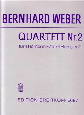 Bernhard Weber: Quartett Nr. 2: Horn Ensemble