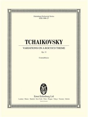 Pyotr Ilyich Tchaikovsky: Variationen über ein Rokoko-Thema op. 33: Orchester mit Solo