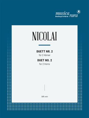 Otto Nicolai: Duet 2: Horn Duett