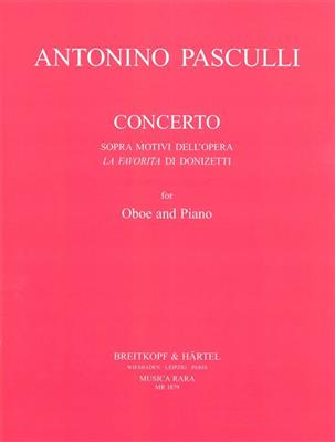 Antonio Pasculli: La Favorita di Donizetti: Oboe mit Begleitung
