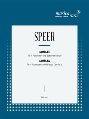 Georg Daniel Speer: Sonate in C: Posaune Ensemble