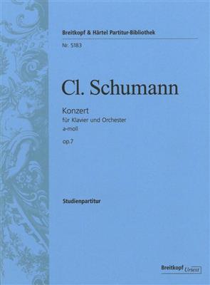 Clara Schumann: Klavierkonzert a-moll op. 7: Orchester mit Solo