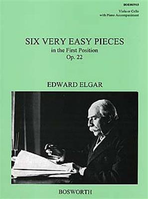 Edward Elgar: 6 Very Easy Pieces Op.22: Viola mit Begleitung