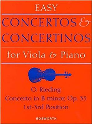 Oscar Rieding: Concerto in B minor Op. 35: Viola mit Begleitung