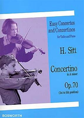 Hans Sitt: Concertino in A Minor Op. 70: Violine mit Begleitung
